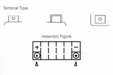 YUASA Battery Maintenance Free with Acid Pack - YT12B-BS