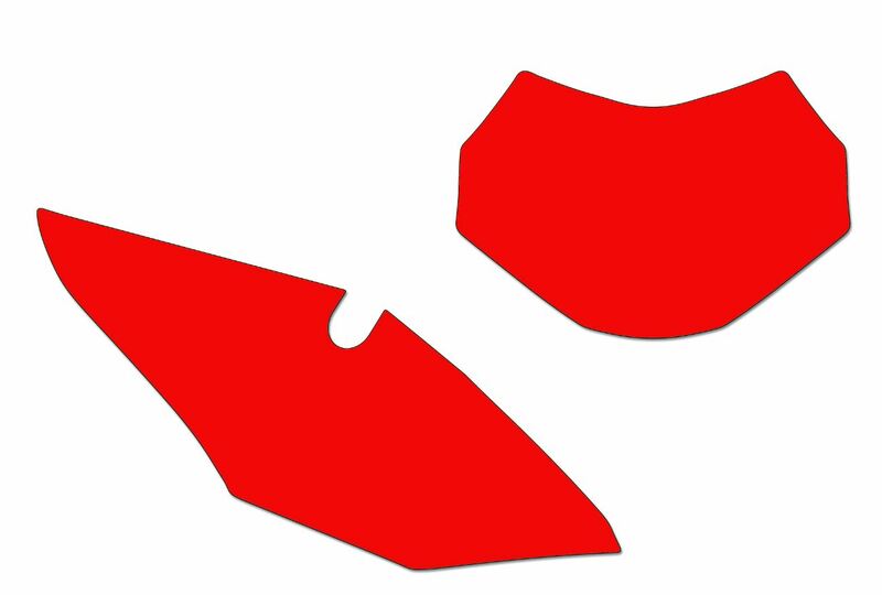 BLACKBIRD Plate Stickers Red Honda CRF450RX