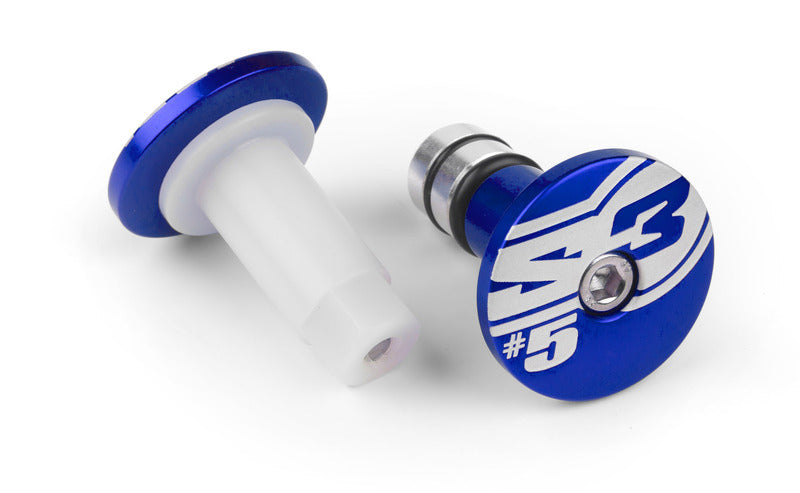 S3 End 5 Bar Ends Ø14mm Blue