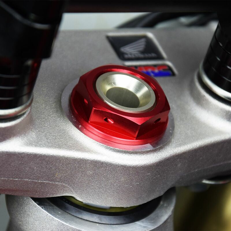 SCAR Steering Stem Nut Red