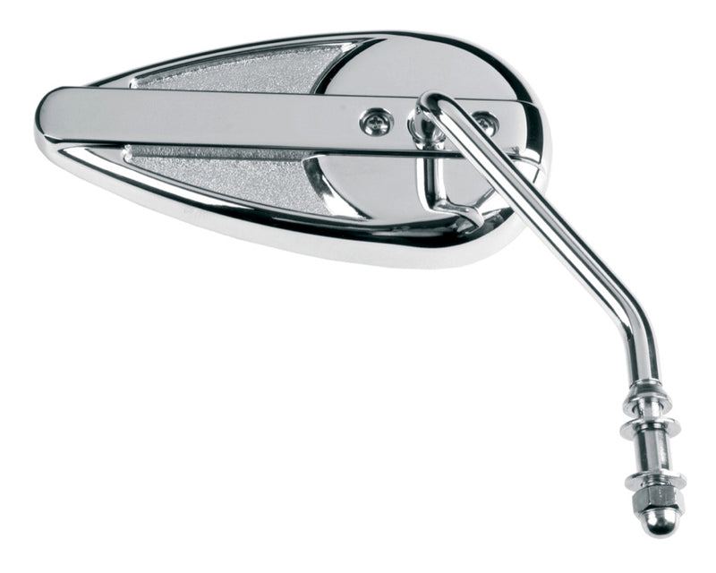 VICMA Water Drop Right Mirror OEM 5/16" - Chrome Harley Davidson (1pc)