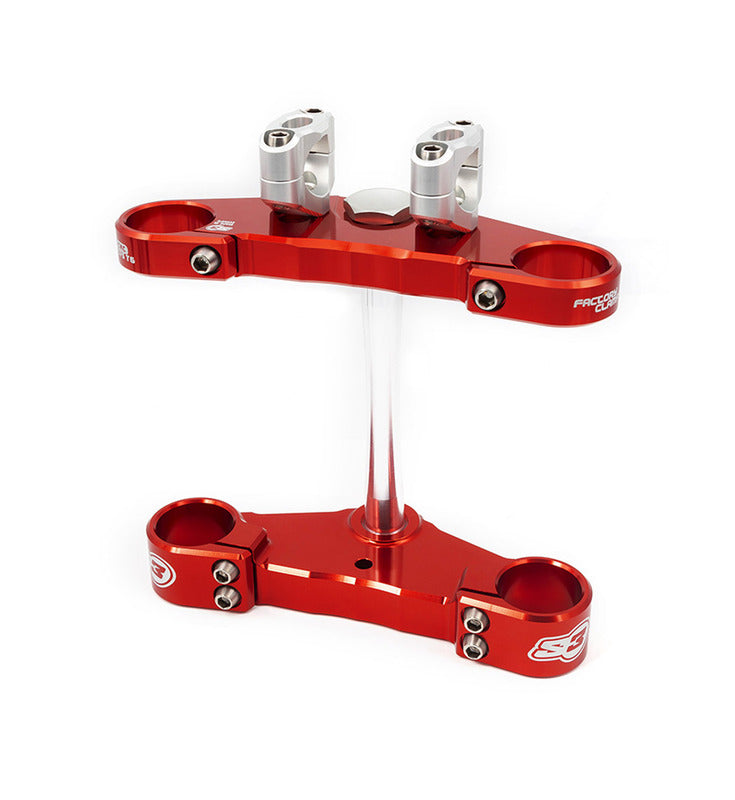 S3 Triple Clamp Ø39mm Red Gas Gas Pro Tech Fork