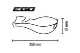 BARKBUSTERS EGO Handguard Two Point Mount Straight Ø22mm Yellow
