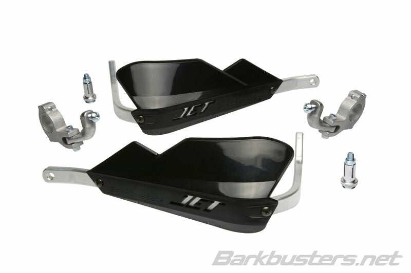 BARKBUSTERS Jet Handguard Set Two Point Mount Tapered Black