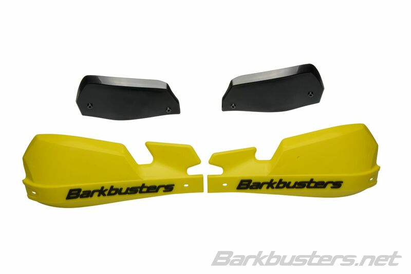 BARKBUSTERS VPS MX Handguard Plastic Set Only Yellow/Black Deflector