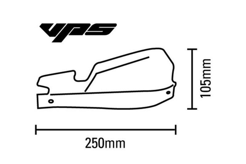 BARKBUSTERS VPS MX Handguard Set Universal Mount Blue