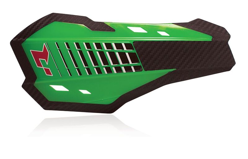 RACETECH HP2 Hanguards KXF Green