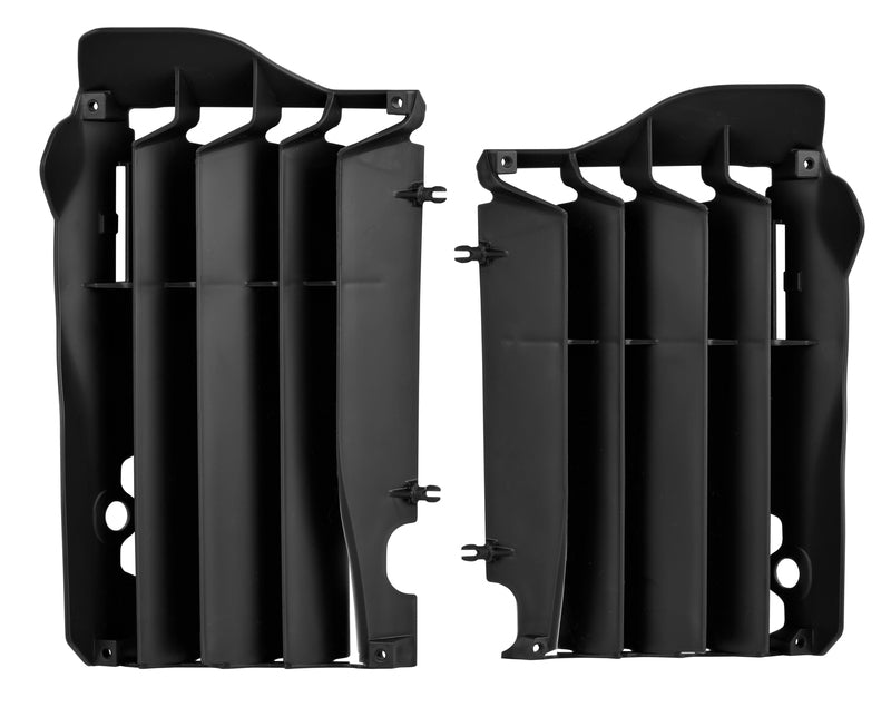 POLISPORT Radiator Louvers Black Kawasaki KX250F