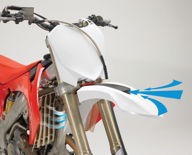 POLISPORT Supermotard SM Line Front Fender White