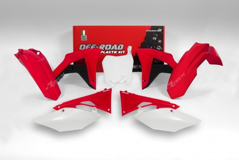RACETECH Plastic Kit OEM Color (2017) Red/Black/White Honda CRF450RX