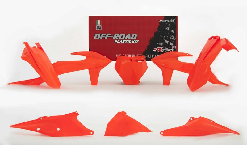 RACETECH Plastic Kit Neon Orange KTM SX/SX-F