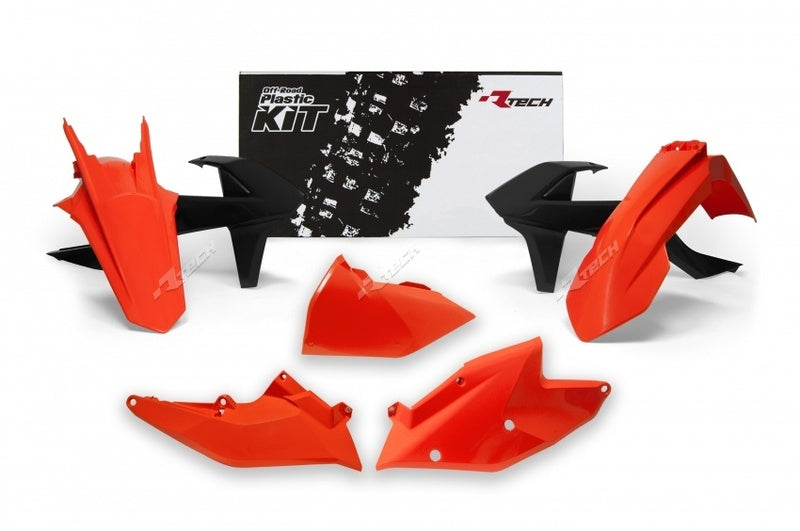RACETECH Plastic Kit OEM Color (2017) Orange/Black KTM