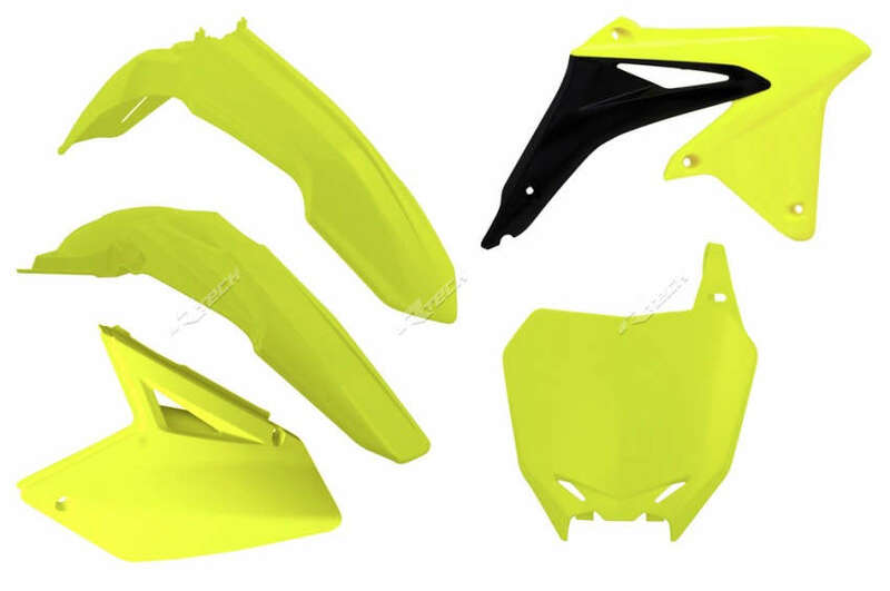 RACETECH Plastic Kit Neon Yellow Suzuki RM-Z450