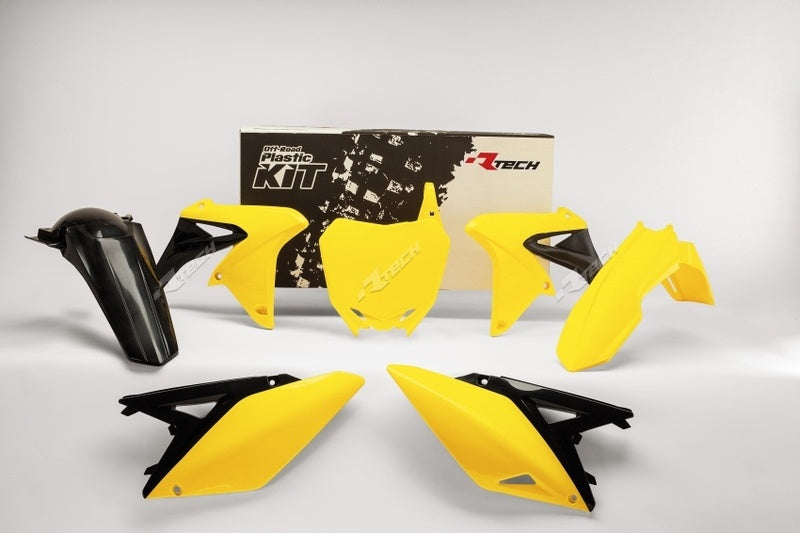 RACETECH Plastic Kit OEM Colour (14-16) Yellow/Black Suzuki RM-Z250