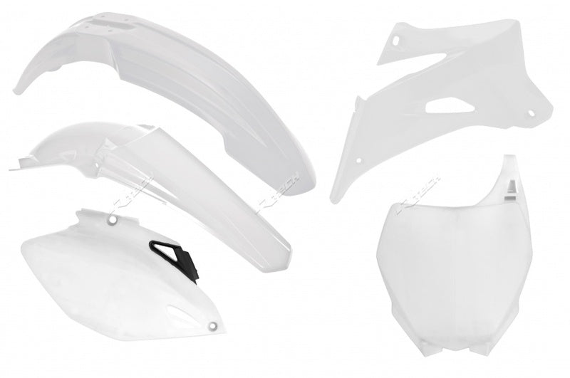 RACETECH Plastic Kit White Yamaha YZ250F