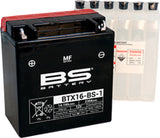 BS BATTERY Battery Maintenance Free with Acid Pack - BTX16-BS-1