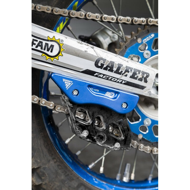 S3 Swingarm Chain Guide Saver Blue Sherco