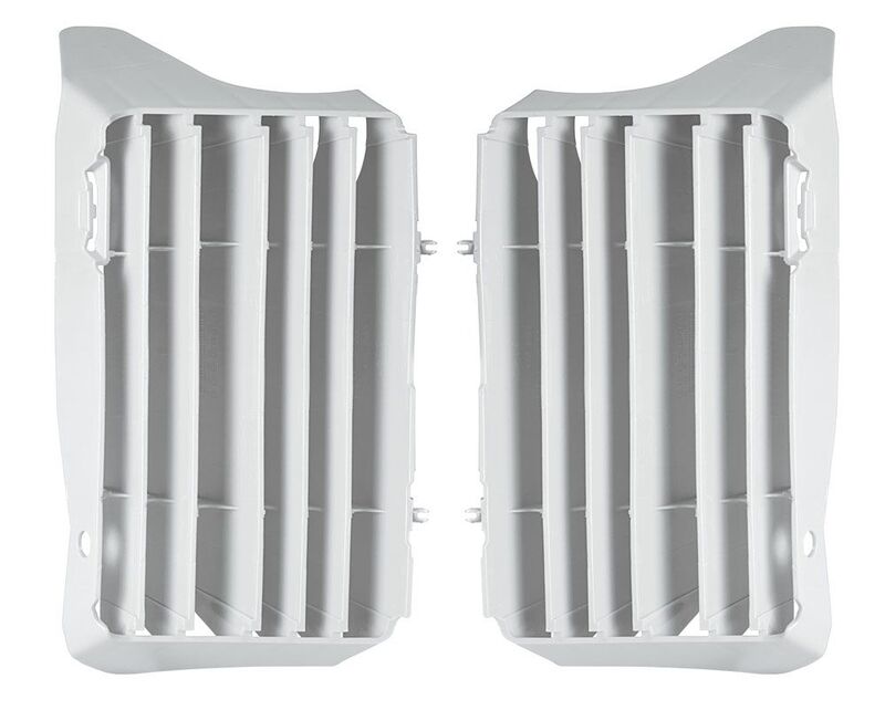 RACETECH Radiator Covers White Honda CRF450R
