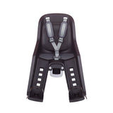 POLISPORT Bubbly Mini Plus FF Front Child Bike Seat Frame Mounting - Black/Dark Grey