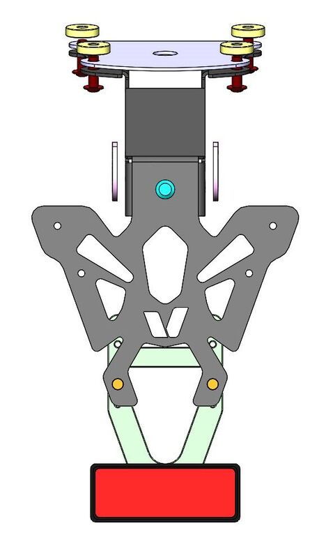 V PARTS License Plate Holder