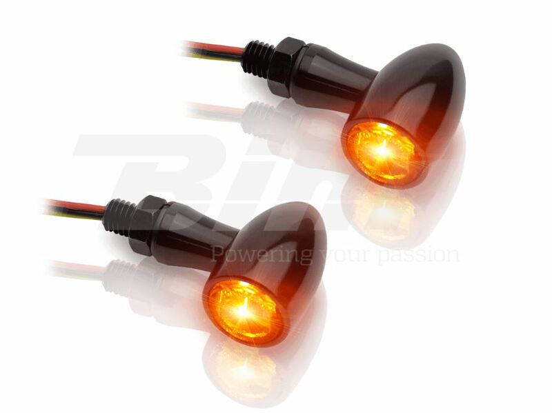 V PARTS Aluminium LED Indicator Set Clear Universal