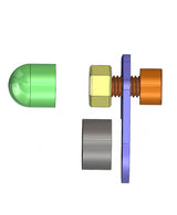 V PARTS Front Indicator Spacers Set of 2 Pieces - Indian FTR 1200