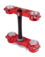 XTRIG ROCS Pro Triple Clamp Offset 20-22 mm - Red Gas Gas