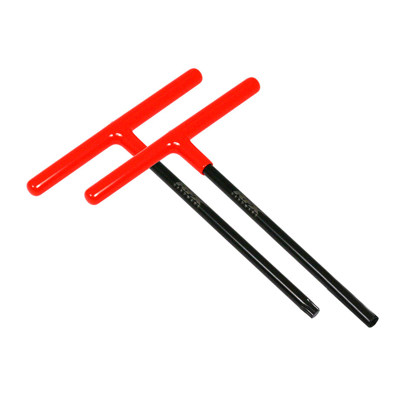 RFX Pro Series T-Bar Set Standard Reach with Rubber Handle - Black/orange