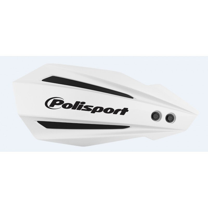 POLISPORT MX Flow Handguards - Black/White