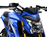 DENALI T3 Switchback M8 LED 2in1 Indicator DRL Combination Body Black / Lens Clear (Pair), Front