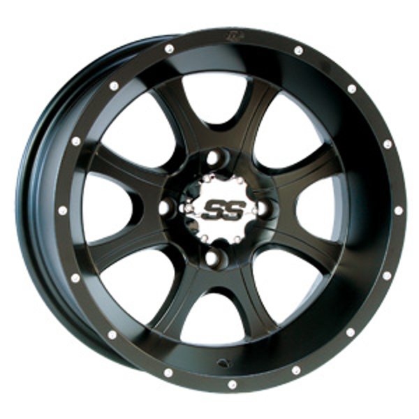 ITP SS108 Utility Rim Aluminum Black 12x7 4x137 2+5