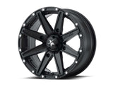 Komplett hjulsats Honda 12" – MSA M33 Clutch Svart 12x7 ATV + Duro Däck Di2037