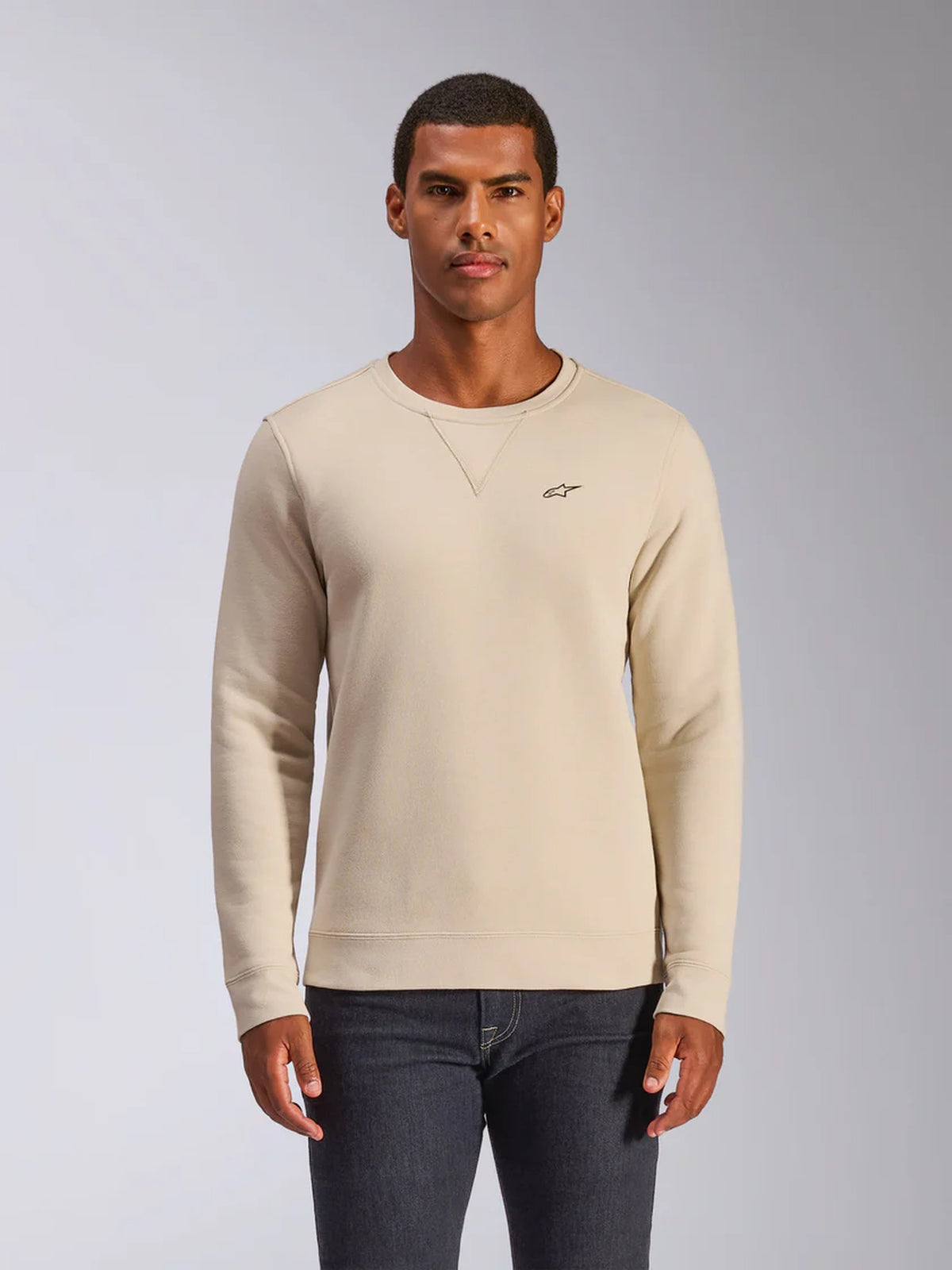 Alpinestars Fleece Positive Crew Off Vit, XL