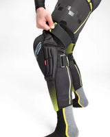 EVS TP199 Knä-/skenbensskydd Svart/Hi Vis, L/XL