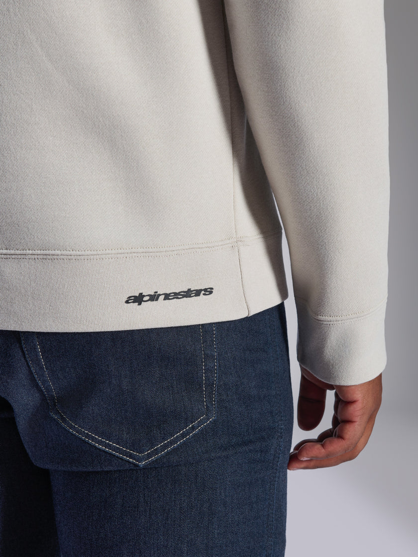 Alpinestars Fleece Positive Crew Off Vit, XXL