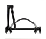 BIHR Home Track Right Single Arm Paddock Stand Matt Black Black Wheels
