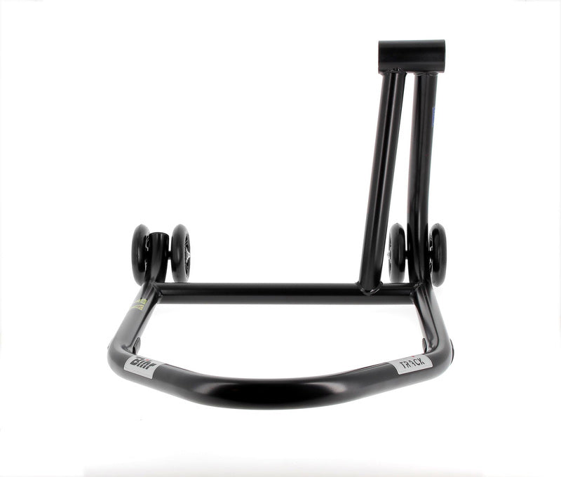 BIHR Home Track Right Single Arm Paddock Stand Matt Black Black Wheels