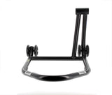 BIHR Home Track Right Single Arm Paddock Stand Matt Black Black Wheels