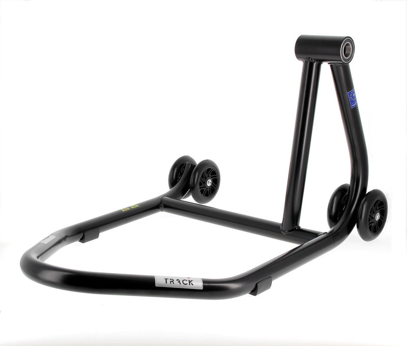 BIHR Home Track Right Single Arm Paddock Stand Matt Black Black Wheels
