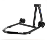 BIHR Home Track Right Single Arm Paddock Stand Matt Black Black Wheels