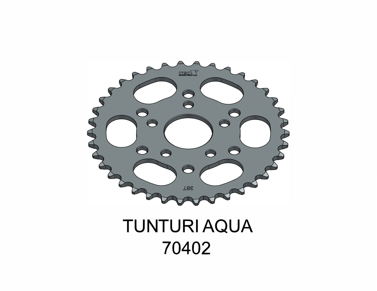 Tec-X Bakdrev 38 tänder (415) Tunturi Aqua SuperSport Break / Helkama AX