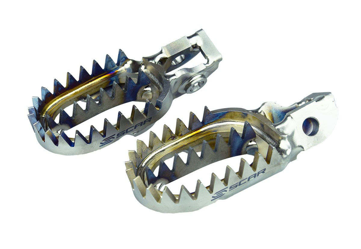 Scar Titanium Footpegs - Yamaha YZ450F 23-.. /YZ250F 24-..