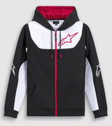 Alpinestars Fleece Session v3 Hoodie Black/White/Red, L