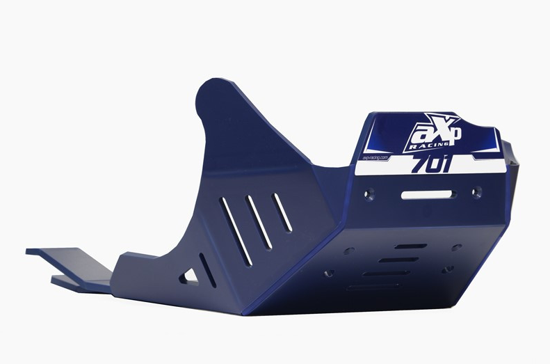 AXP Adventure Skid Plate HDPE 8mm Blue Husqvarna 701 14-25 / KTM 690 09-25