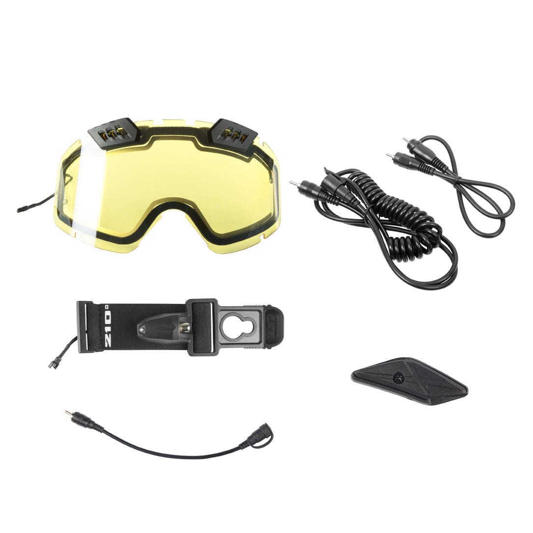 CKX El Upgrade kit Goggle 210° Airflow gul