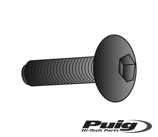 Puig Blister 6 Locknut M8 C/Black