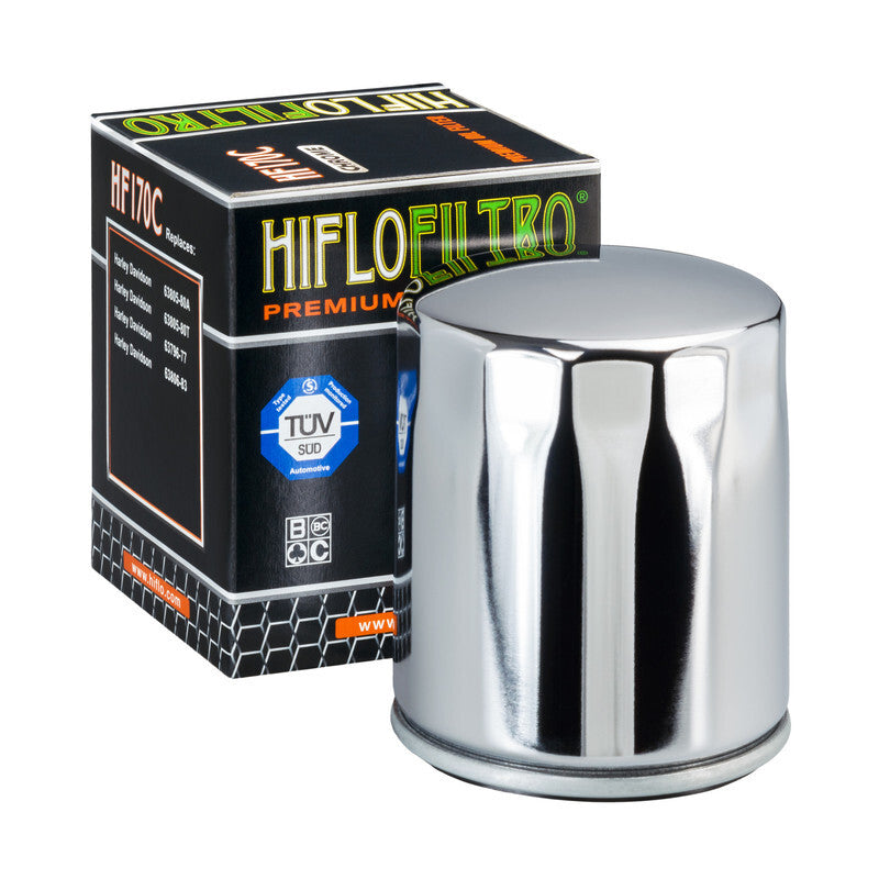 HIFLOFILTRO Oil Filter Chrome - HF170C