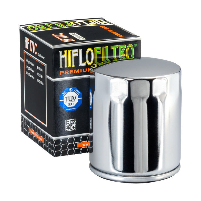 HIFLOFILTRO Oil Filter Chrome - HF171C