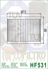 HIFLOFILTRO Oil Filter - HF531