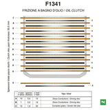 NEWFREN Standard Steel + Friction Clutch Plates Kit